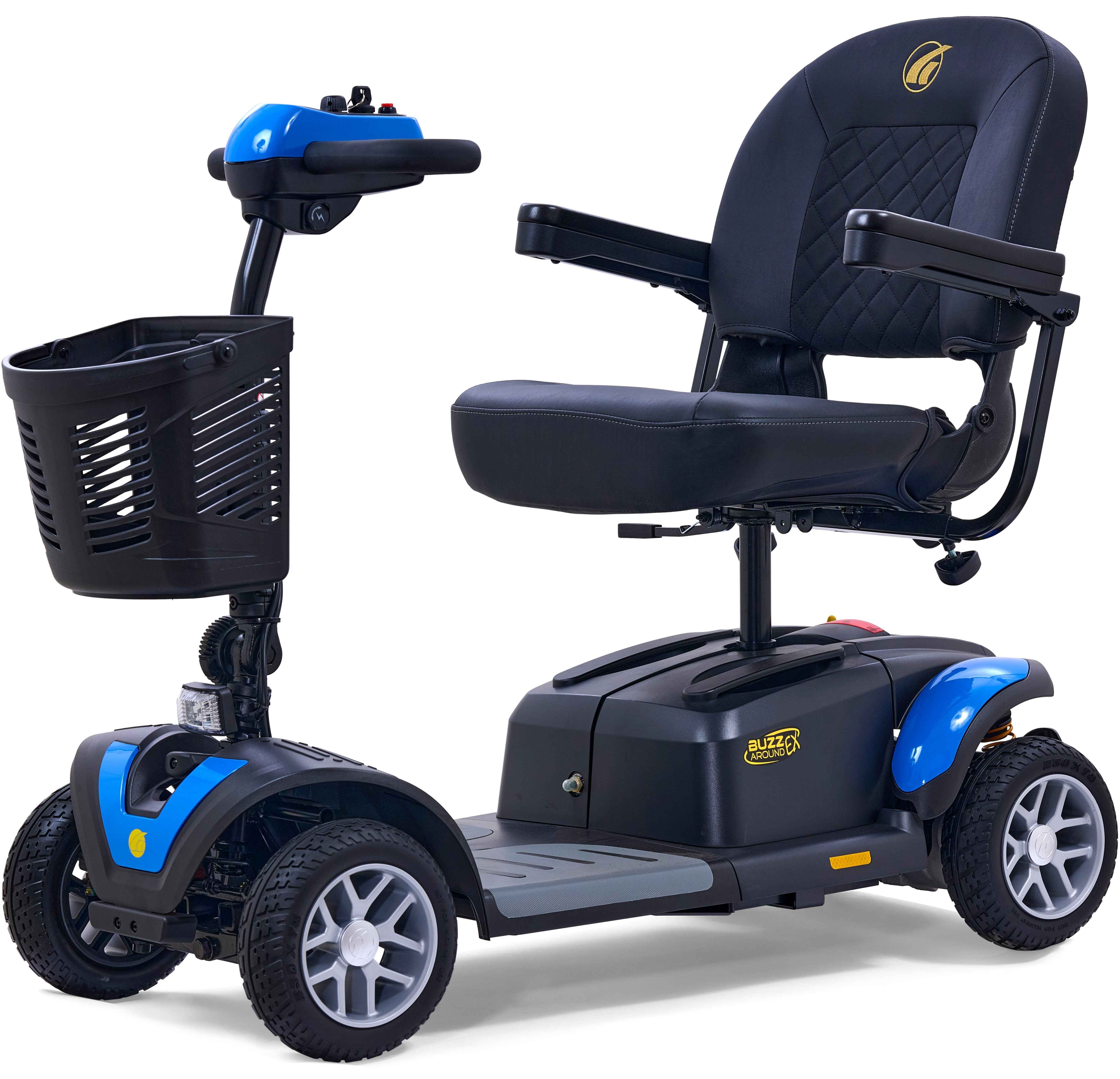 Golden Buzzaround EX GB148 4-Wheel Travel Scooter Canada – 330 lb Capacity, 18 Mile Range