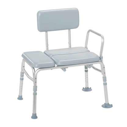 Drive Medical Padded Transfer Bench — Reversible with 400 lb Capacity