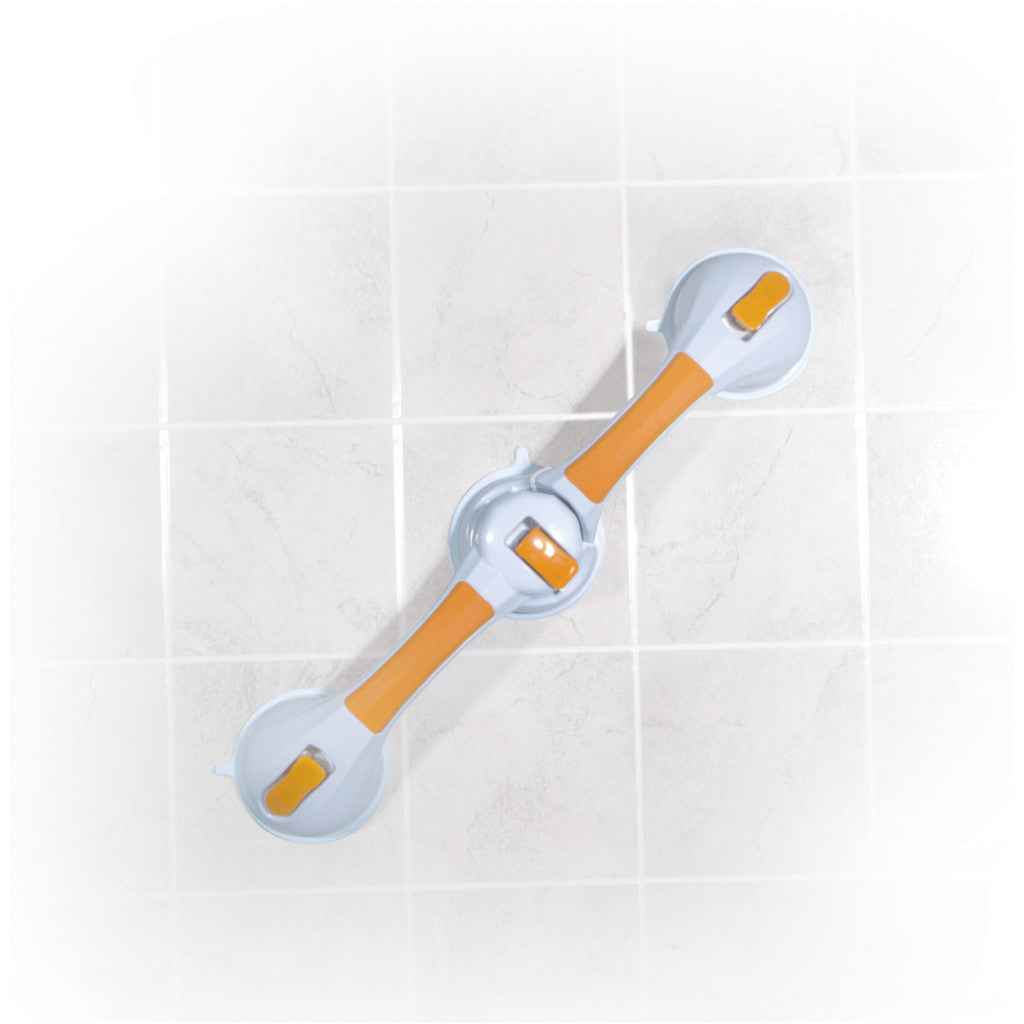 Drive Medical Rotating Suction Cup Grab Bar – Adjustable Angle Bathtub Support