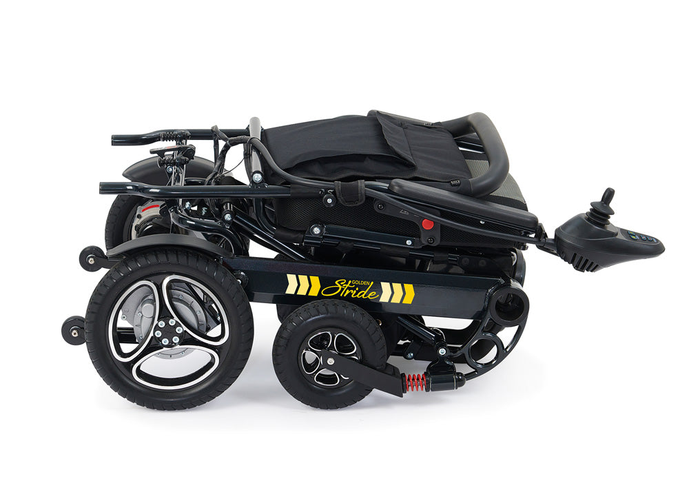 Golden Stride GP301 Folding Power Wheelchair – Lightweight & Portable