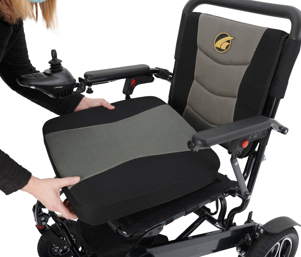 Golden Stride GP301 Folding Power Wheelchair – Lightweight & Portable