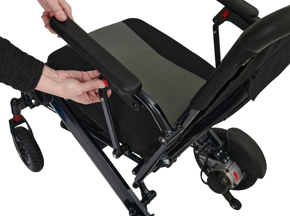 Golden Stride GP301 Folding Power Wheelchair – Lightweight & Portable