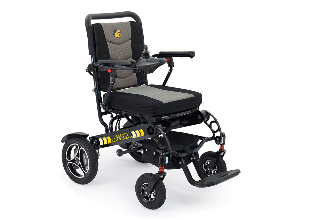 Golden Stride GP301 Folding Power Wheelchair – Lightweight & Portable