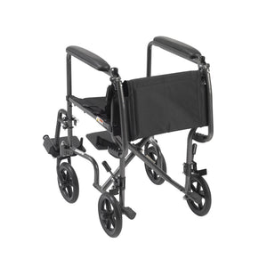 Drive Medical Steel Transport Chair – Lightweight & Foldable for Everyday Use