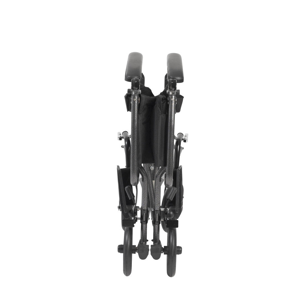 Drive Medical Steel Transport Chair – Lightweight & Foldable for Everyday Use