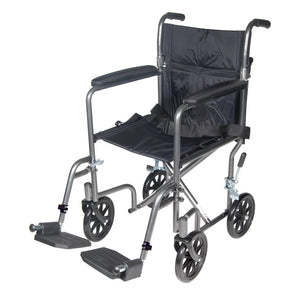 Drive Medical Steel Transport Chair – Lightweight & Foldable for Everyday Use