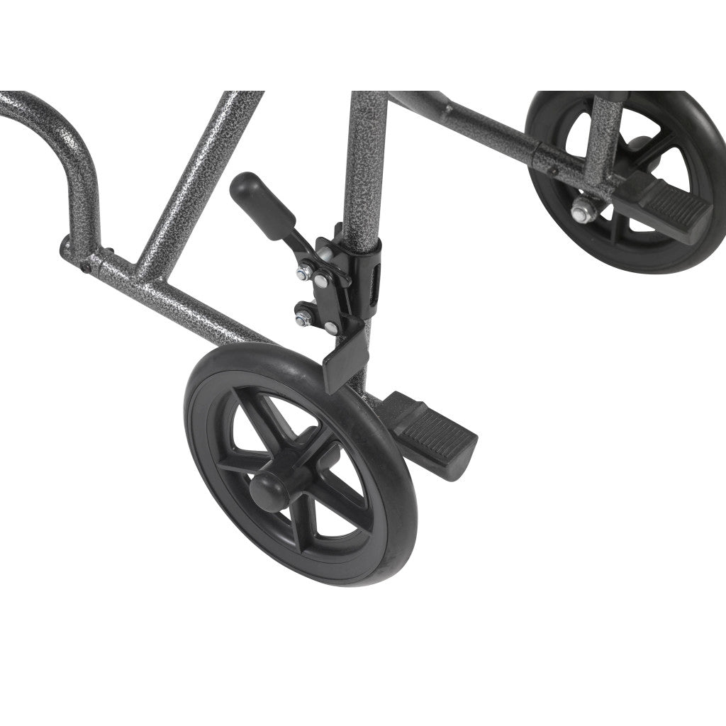 Drive Medical Steel Transport Chair – Lightweight & Foldable for Everyday Use