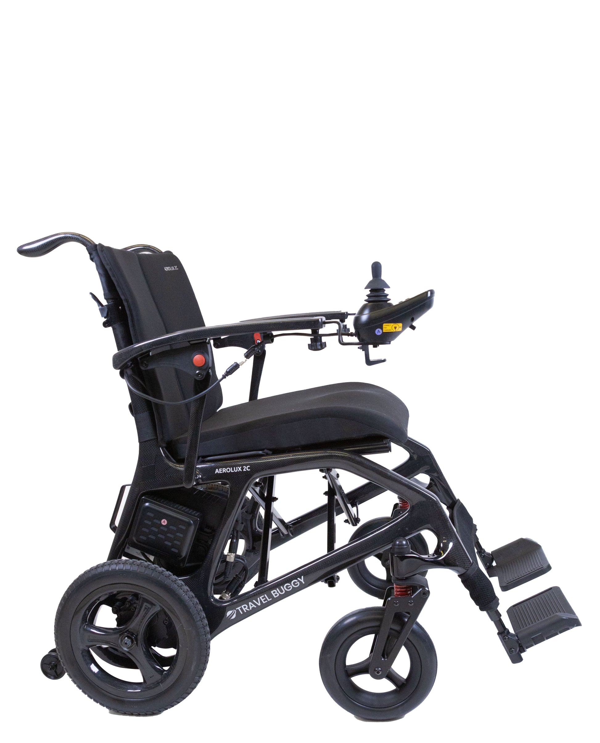 AEROLUX Foldable Power Wheelchair – Travel Buggy Lightweight Portable Electric Chair – CareMade Canada
