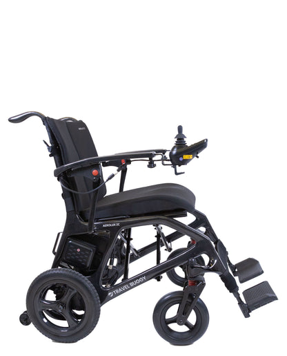 AEROLUX Foldable Power Wheelchair – Travel Buggy Lightweight Portable Electric Chair – CareMade Canada