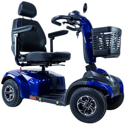 MOVO Brome mobility scooter, Electric Blue and Turquoise