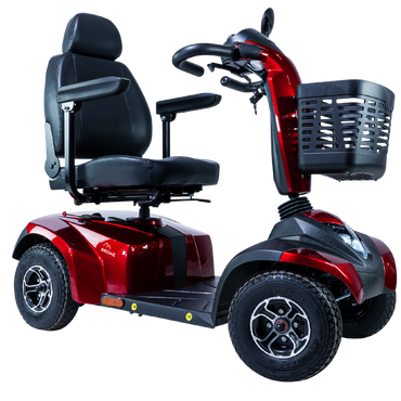 MOVO Brome Mobility Scooter — Burgundy