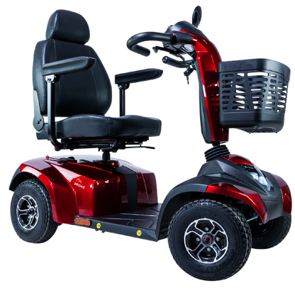 MOVO Brome mobility scooter, Burgundy