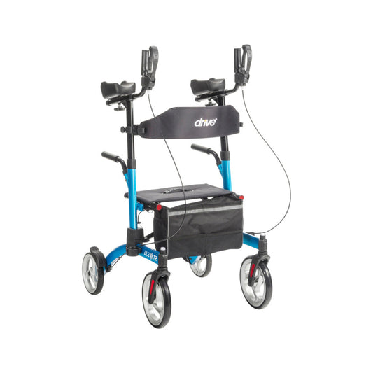 Drive Medical Elevate Upright Walker in Blue available at Care Made Canada.