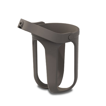 byACRE cup holder in Stone, complete left-angle studio view