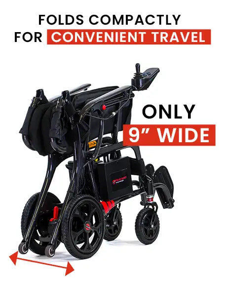 AEROLUX by Travel Buggy – Lightweight Folding Power Chair