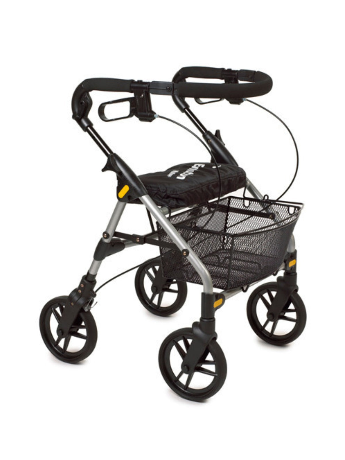 Titanium Grey Evolution Piper Series rollator walker available at Care Made Canada.
