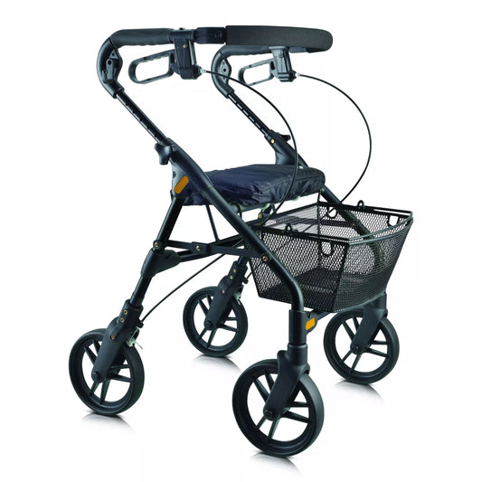 Evolution Piper Series Rollator Walker Regular Size with Lightweight Aluminum Frame and Narrow Design – CareMade Canada