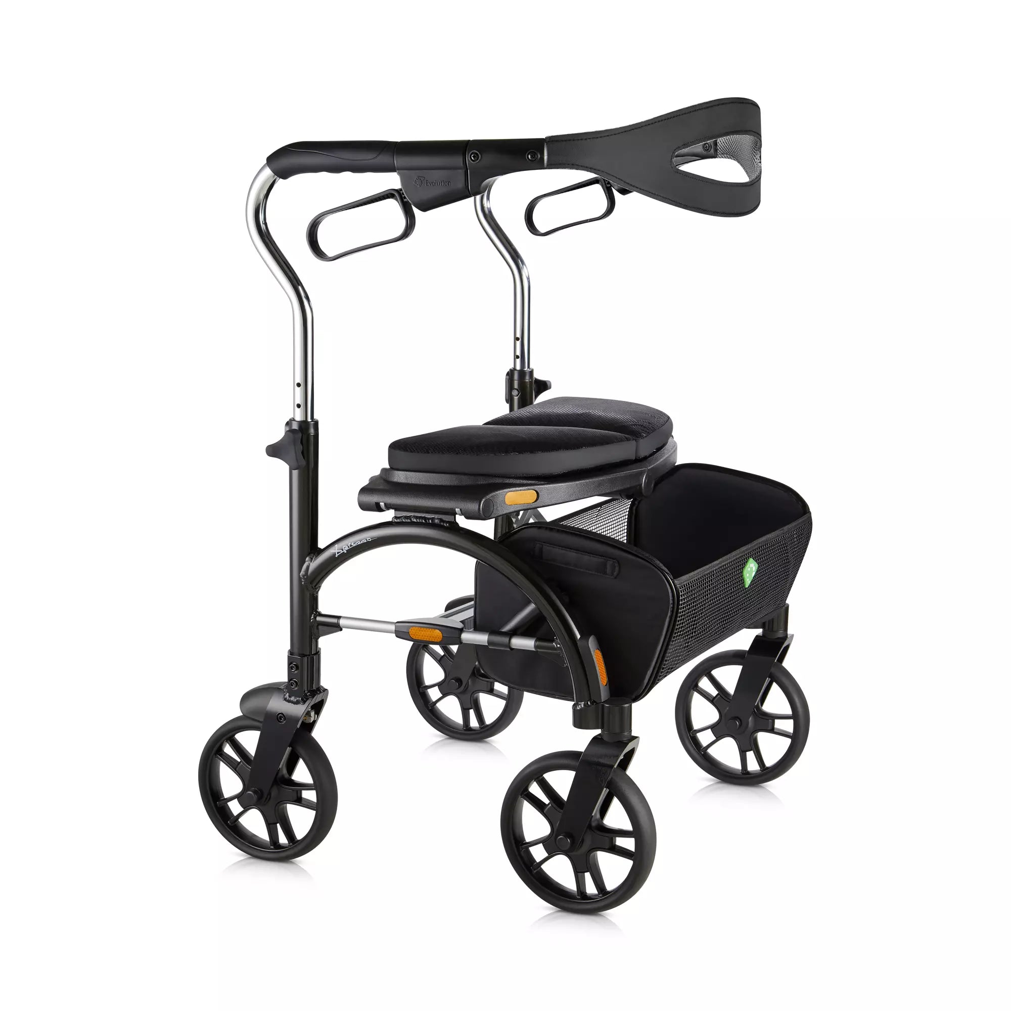 Evolution Xpresso Wide Series Rollator Walker with 450 lb Capacity and Wide Seat – Heavy-Duty 4-Wheel Walker Canada | CareMade