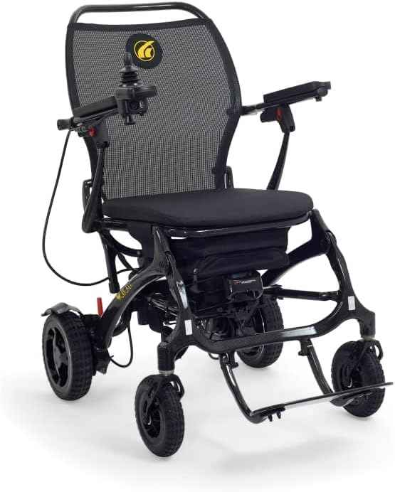 Golden Cricket GP302 Folding Power Wheelchair – Ultra-Light Carbon Frame - Care Made