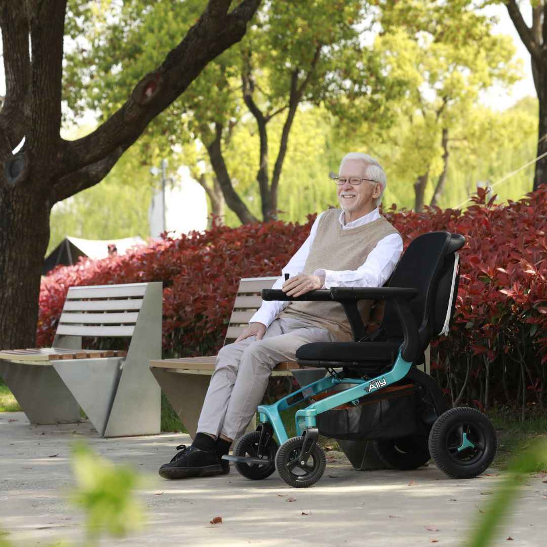 Golden Ally GP303 Folding Power Wheelchair – Lightweight Portable Design for Everyday Mobility – CareMade