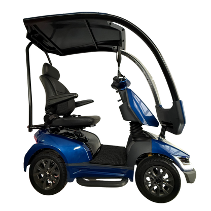 MOVO Mach mobility scooter, control tiller close-up