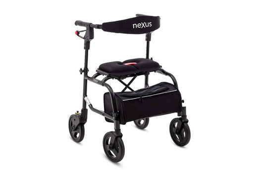 Human Care neXus 3 Rollator Walker – Foldable, Cable-Free - Care Made