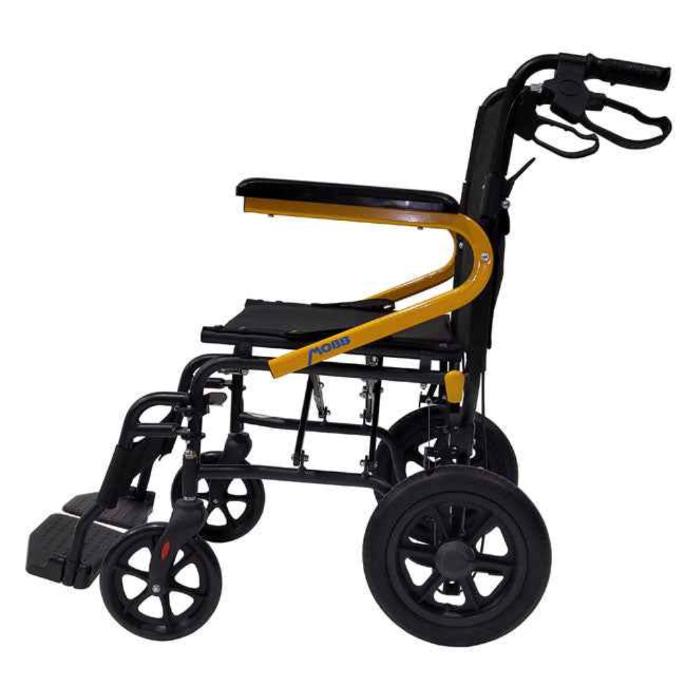 MOBB 12-Inch Transport Chair – Lightweight and Foldable for Easy Mobility | Care Made Canada