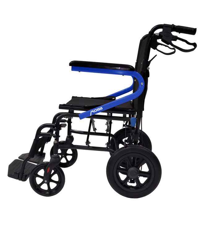 MOBB 12-Inch Wheelchair Transport Chair – Durable and Portable | Care Made Canada