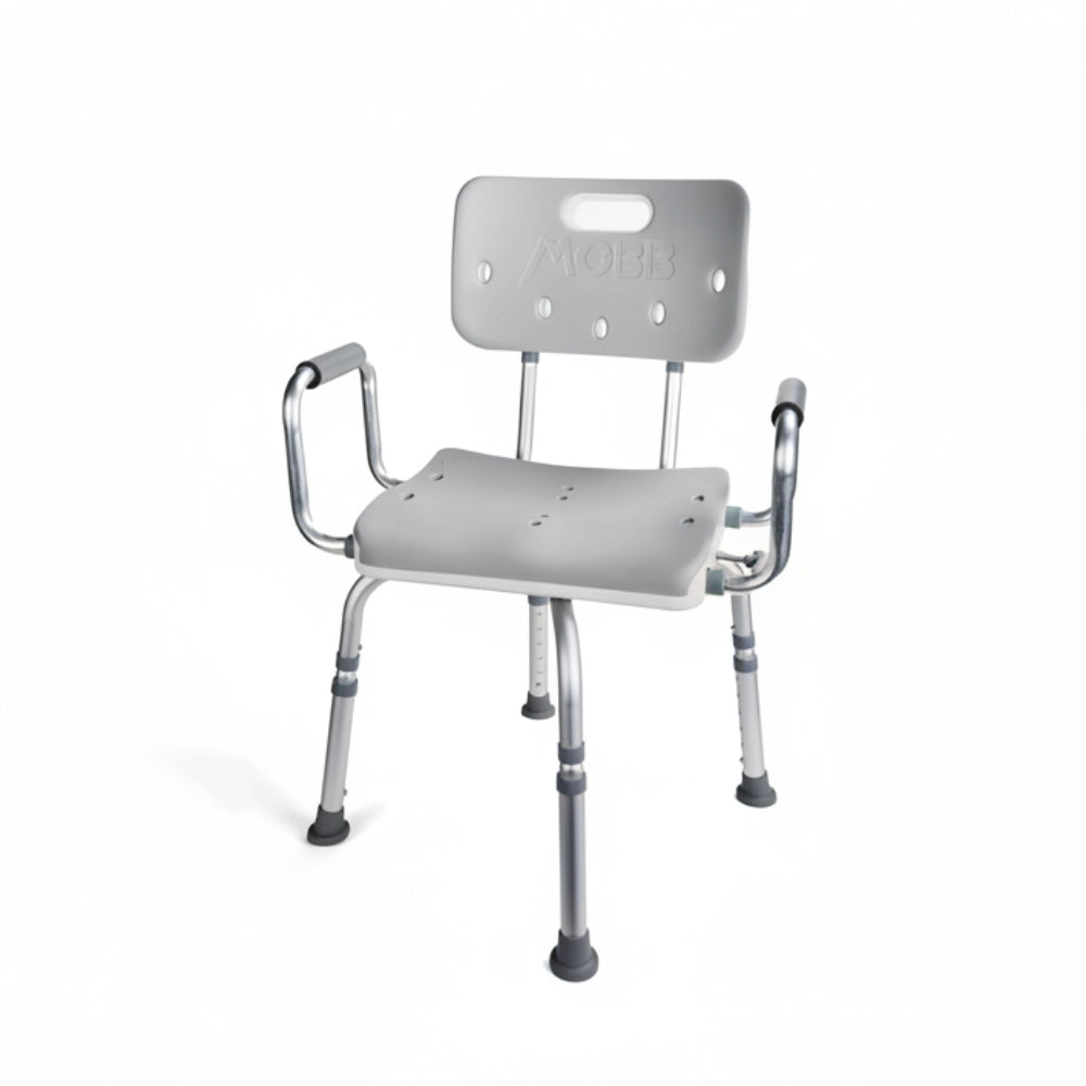 Swivel Shower Chair MOBB 3.0 – Rotating Seat with Safety Handles for Easy Bathroom Use – Care Made