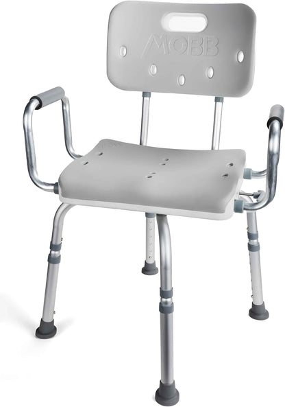 Swivel Shower Chair MOBB 3.0 – Rotating Seat with Safety Handles for Easy Bathroom Use – Care Made
