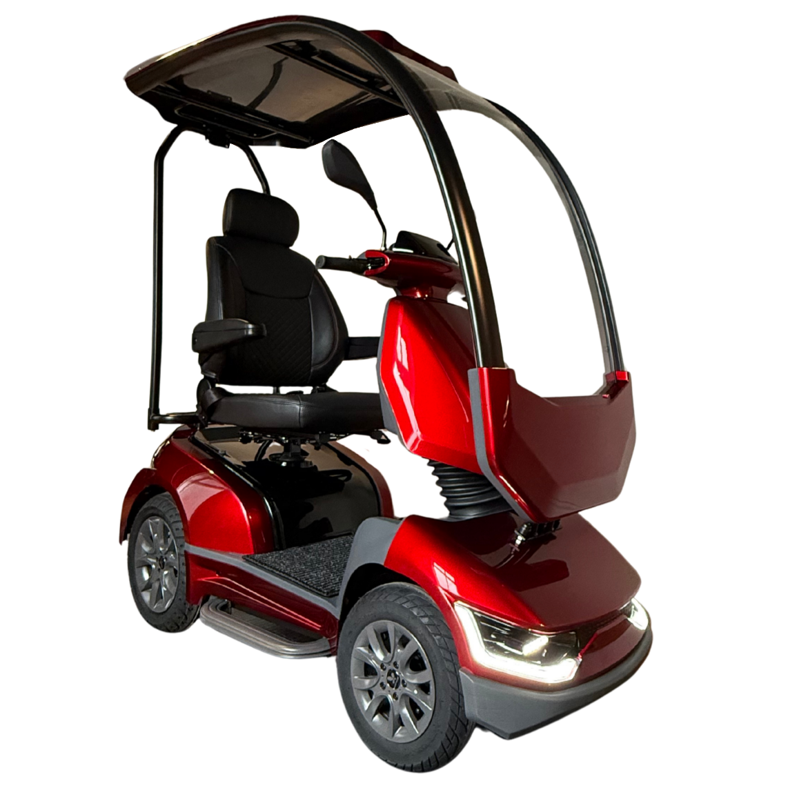 MOVO Mach mobility scooter, Burgundy