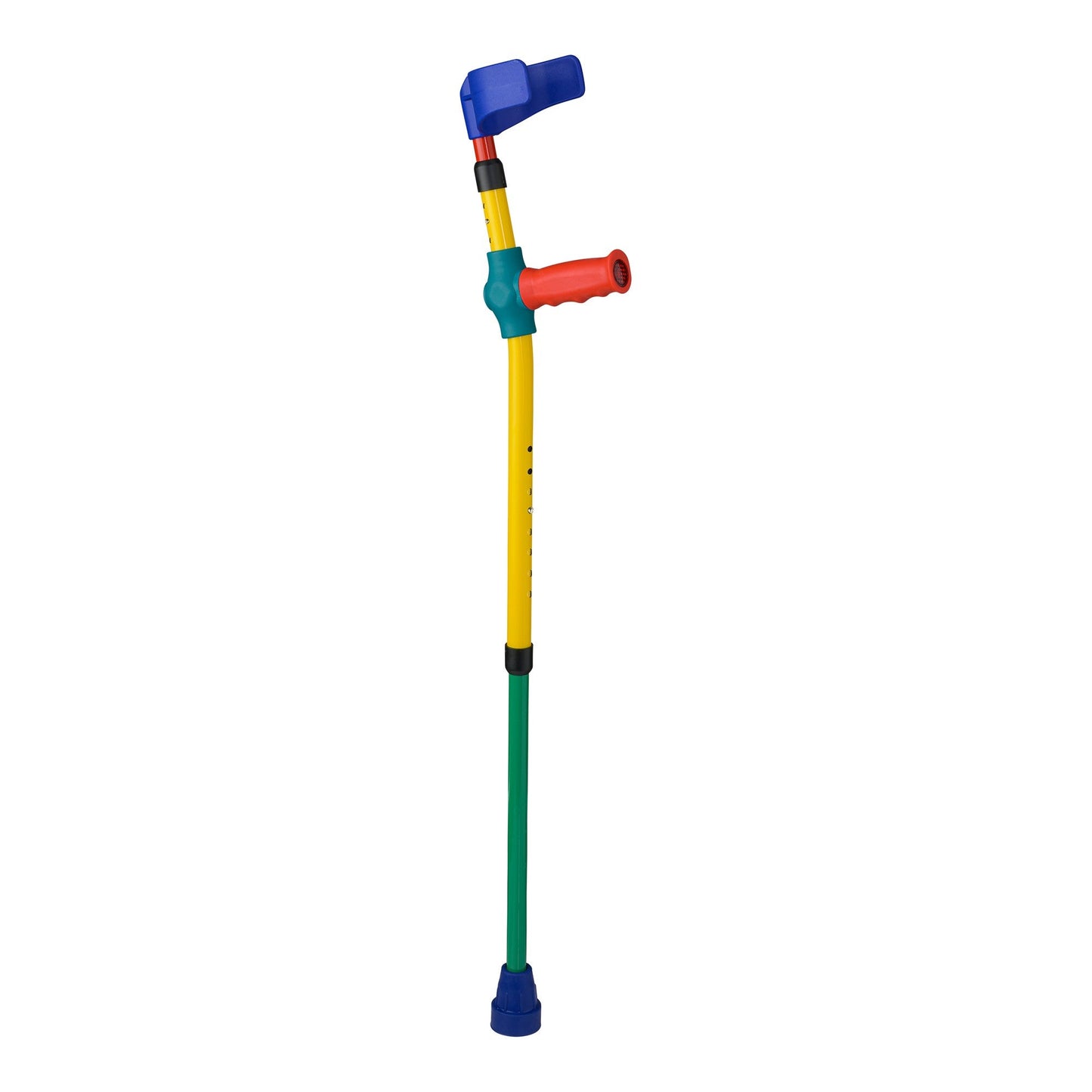 Ossenberg KIDDY pediatric forearm crutch for children in a colourful mix with ergo soft grip
