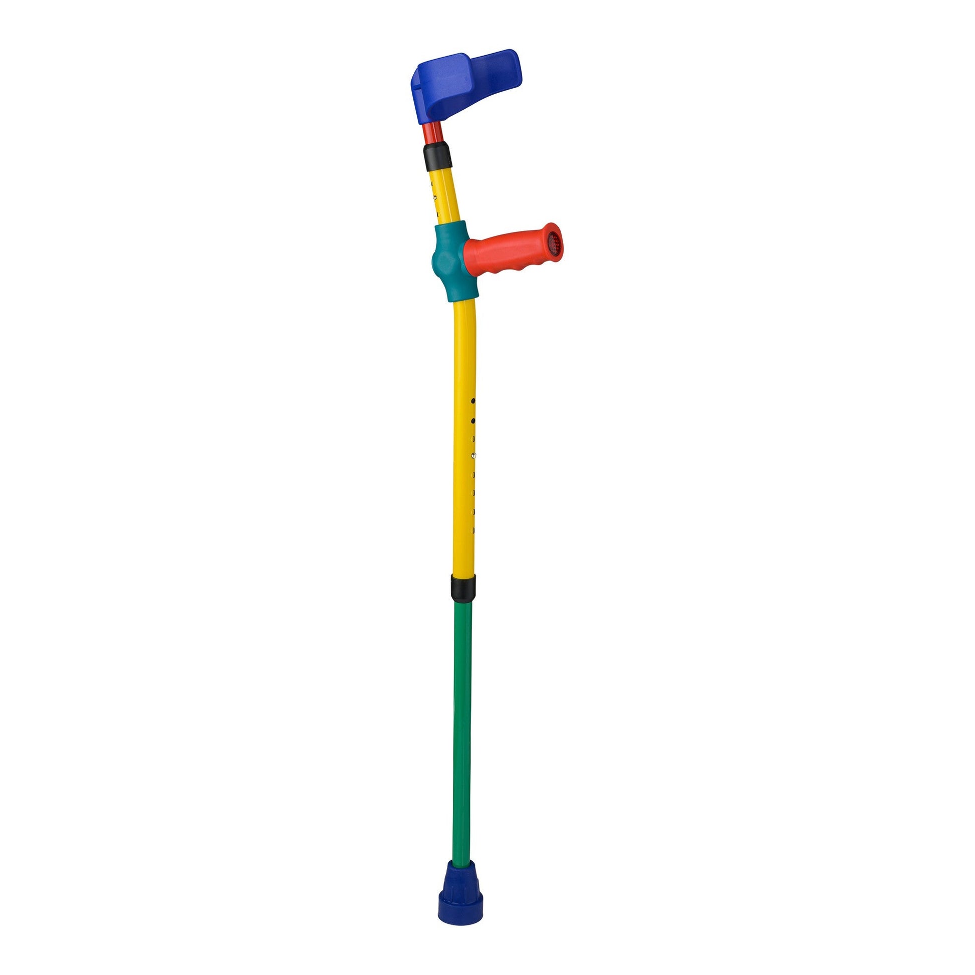 Ossenberg KIDDY pediatric forearm crutch for children in a colourful mix with ergo soft grip