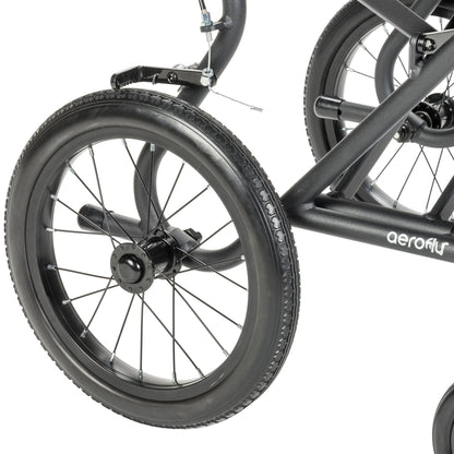 AeroFly transport chair wheel detail