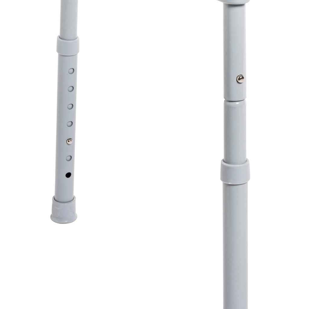 Drive Medical Portable Folding Steel Commode – Adjustable Toilet Chair for Easy Use – CareMade Canada