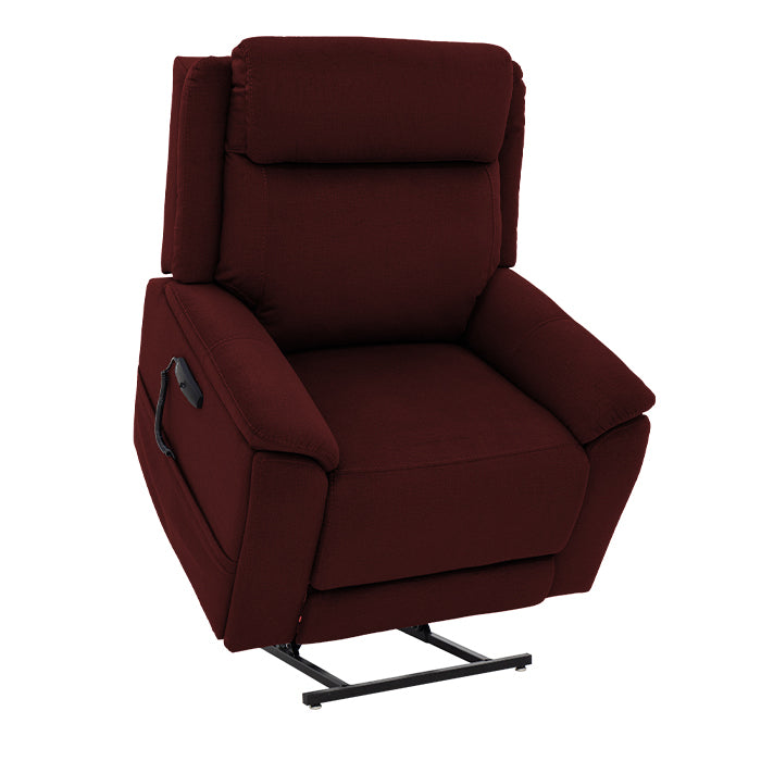 Pride Evolution LC-435 lift chair in syrah upholstery