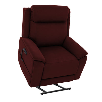 Pride Evolution LC-435 lift chair in syrah upholstery