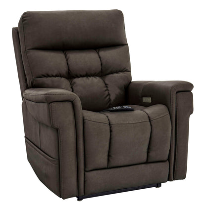 Pride VivaLift Ultra PLR-4955 in Capriccio Smoke, complete seated view