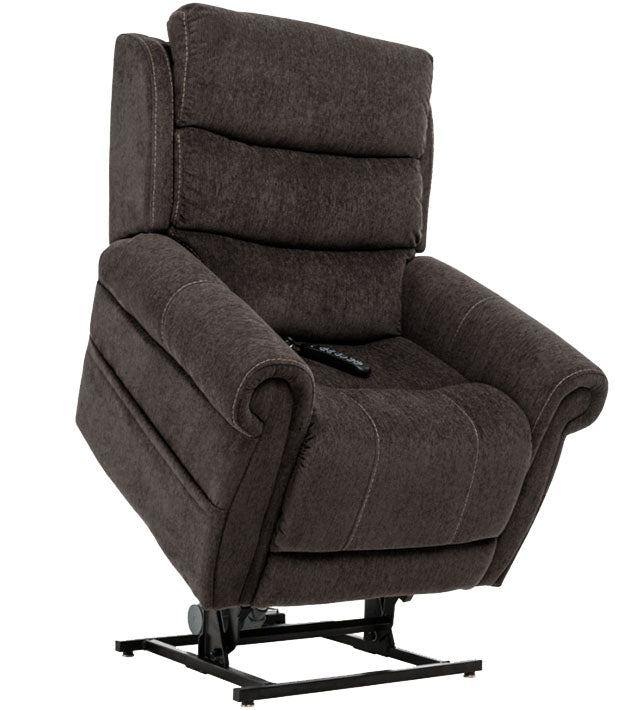 Pride PLR-935 lift chair in Trento Charcoal