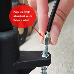 Aluminum Folding Walker – 4-Wheel Rollator with Seat