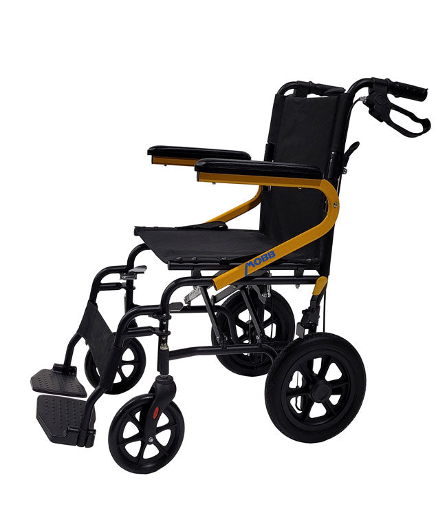 MOBB 12" Transport Chair – Foldable, Lightweight