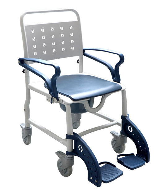 MOBB 3-in-1 Shower Commode Wheelchair – Water-Resistant, Rust-Free