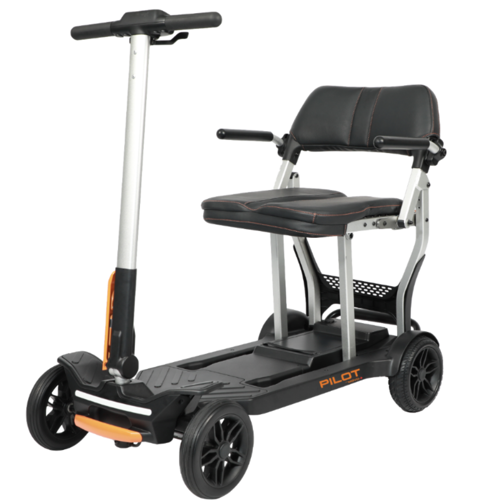 MOVO Pilot Folding Mobility Scooter — Black
