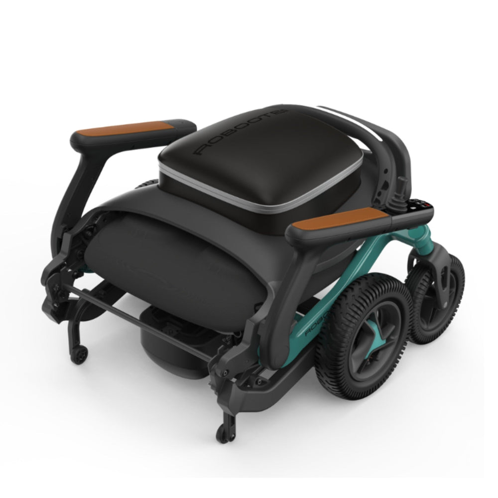 Teal Robooter E40 folded flat for transport