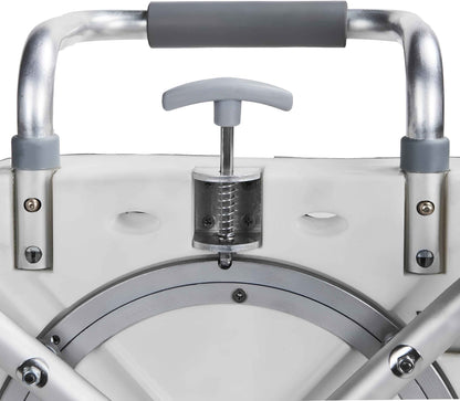 MOBB 3.0 Swivel Shower Chair – Rotating Bathroom Seat with Handles for Safer Transfers – CareMade Canada