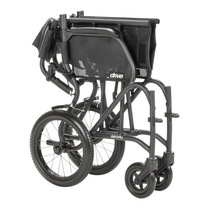 AeroFly transport chair seat and backrest