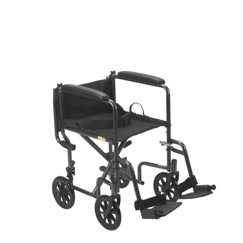 Drive Medical Steel Transport Chair – Lightweight Foldable Mobility Chair for Everyday Use – Care Made Canada