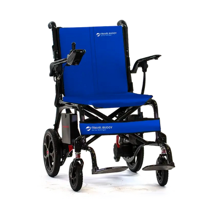 Deep blue replacement cushion set for the Travel Buggy AEROLUX electric wheelchair.Colors