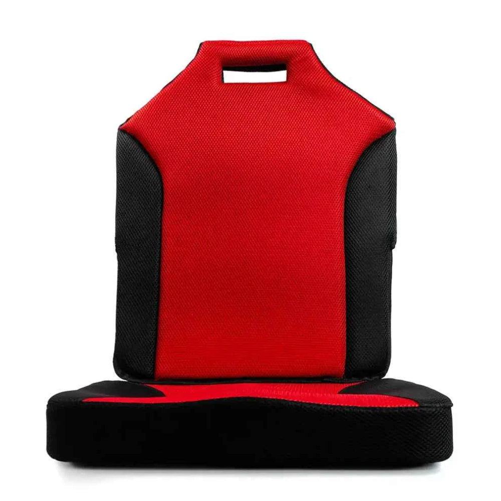 Vibrant red complete 2-piece replacement cushion set designed for the Travel Buggy CITY 2 PLUS.