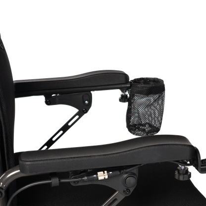 Wider, contoured armrest on the Travel Buggy DASH 3